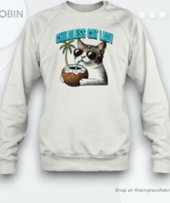 Childless Cat Lady For Kamala Cat Drink Coconut Unisex Shirt Childless Cat Lady For Kamala Cat Drink Coconut Unisex Shirt