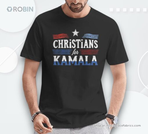 Christians For Kamala Patriotic American Harris Christians Unisex Shirt