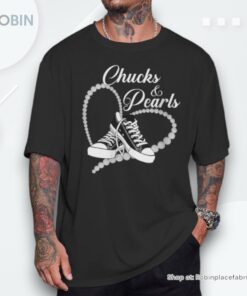 Chucks And Pearls 2024 I’m With Her Kamala 2024 Unisex Shirt
