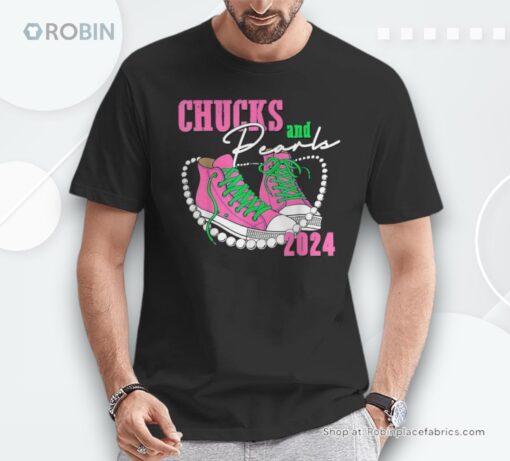 Chucks And Pearls 2024 Voting 2024 Unisex Shirt
