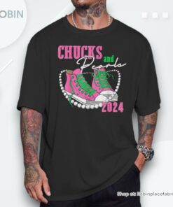 Chucks And Pearls 2024 Voting 2024 Unisex Shirt