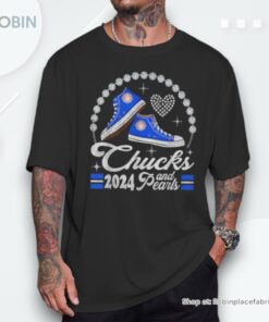 Chucks And Pearls I’m With Her 2024 Rocking Chucks & Pearls Unisex Shirt Chucks And Pearls I’m With Her 2024 Rocking Chucks & Pearls Unisex Shirt