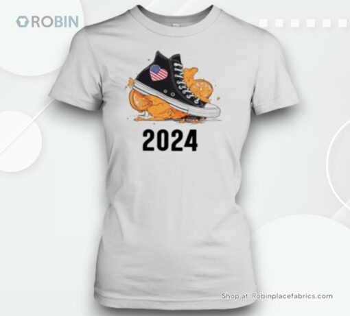 Chucks Twisted On Orange 2024 Kamala Unisex Shirt