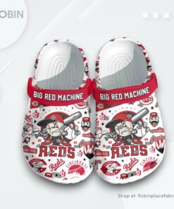 Cincinnati Reds Baseball MLB Sport Classic Crocs Shoes, Cincinnati Reds Merch