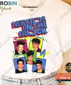 Classic Rock Concert Sweatshirt , New Kids On The Block Shirt Long Sleeve