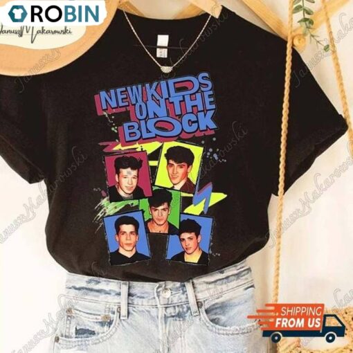 Classic Rock Concert Sweatshirt , New Kids On The Block Shirt Long Sleeve