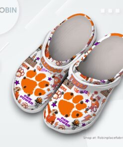 Clemson Tigers Basketball NCAA Sport Classic Crocs Shoes, Clemson Gear