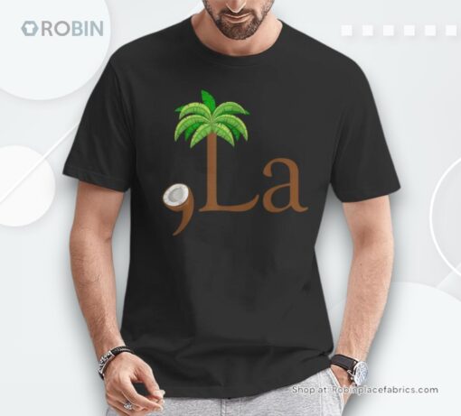 Coconut Palm Tree Comma La Kamala Harris President 2024 Unisex Shirt