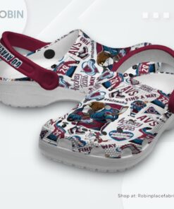 Colorado Avalanche NHL Sport Classic Crocs Shoes, Colorado Avalanche Merchandise Colorado Avalanche NHL Sport Classic Crocs Shoes, Colorado Avalanche Merchandise