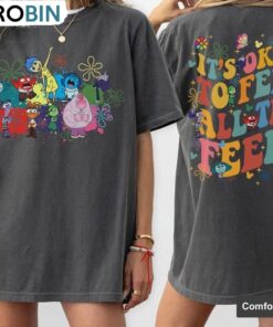 Colors Inside Out 2 Shirt, Trendy Emotions Long Sleeve Sweater