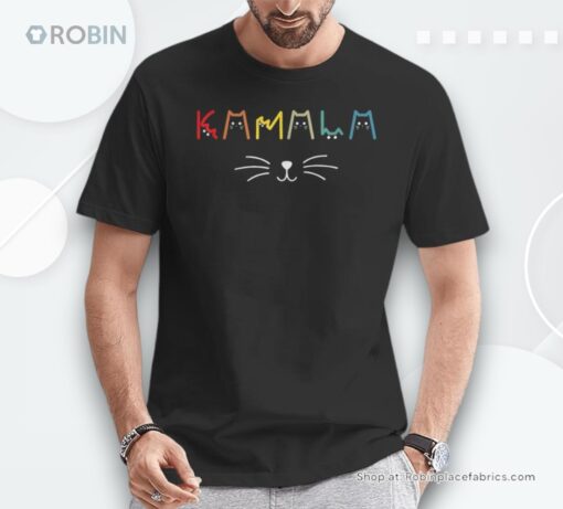 Commala Cat Lettering Positive Cat Letters Unisex Shirt