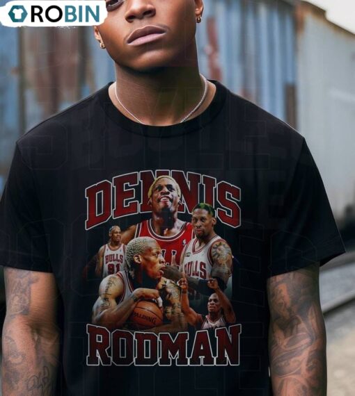 Dennis Rodman Shirt, Vintage Basketball Unisex Shirt, Hoodie, Sweatshirt