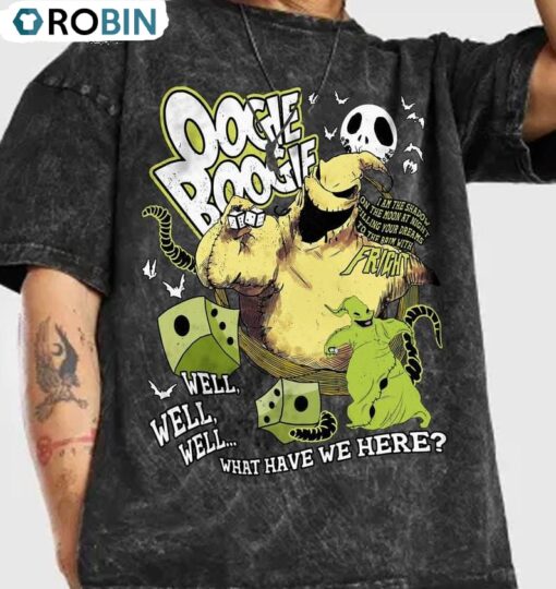 Spooky Season Unisex T Shirt , New Rare Oogie Boogie Shirt Long Sleeve