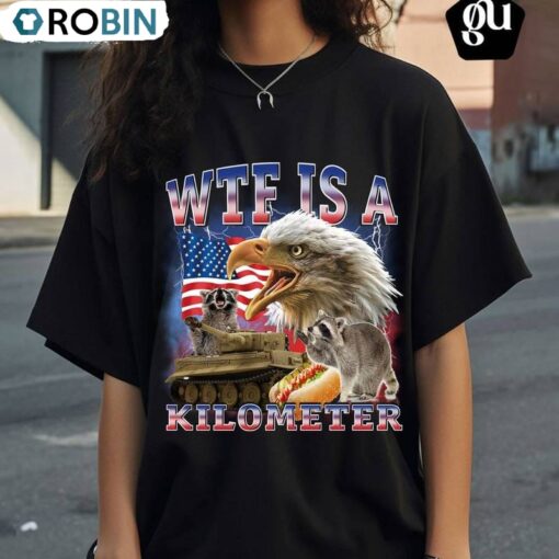 Wtf Is A Kilometer Shirt, Weird Short Sleeve Crewneck