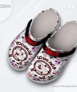 Courage The Cowardly Dog TV Series Classic Crocs Shoes