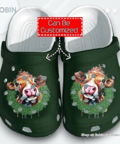 Cow Face Farm Life clog Shoes Custom