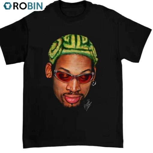 Creative Dennis Rodman Shirt, Zig Zag Green Hair Unisex Shirt, Hoodie, Sweatshirt