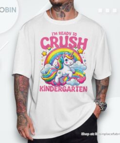 Crush Kindergarten Unicorn Girls Teacher Back To School Unisex Shirt Crush Kindergarten Unicorn Girls Teacher Back To School Unisex Shirt