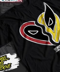 Deadpool And Wolverine Creative Shirt, Superhero Short Sleeve Deadpool And Wolverine Creative Shirt, Superhero Short Sleeve