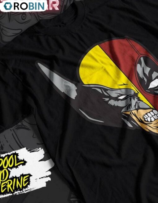 Deadpool And Wolverine Creative Shirt, Superhero Short Sleeve