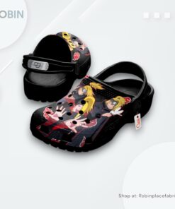 Deidara Crocs Shoes Pattern Style