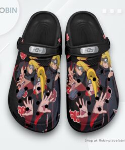 Deidara Crocs Shoes Pattern Style
