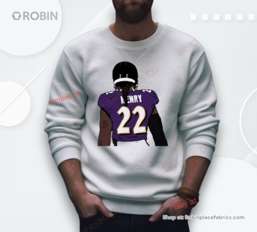 Derrick Henry Back Baltimore Football Player Shirt