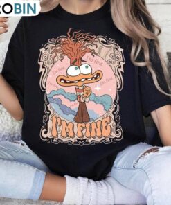 Disney Emotions Unisex Hoodie, New Rare Inside Out 2 Shirt Long Sleeve