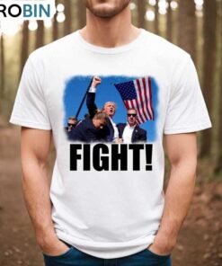 Donald Trump 2024 Unisex Hoodie, Trump Fight Shirt Long Sleeve