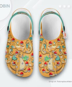 Dragonite Crocs Shoes Pattern Style, Pokemon Shoes Dragonite Crocs Shoes Pattern Style, Pokemon Shoes
