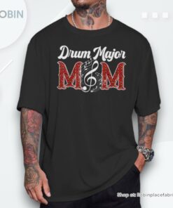 Drum Major Mom Leopard Mom Of A Drum Major Mother Unisex Shirt