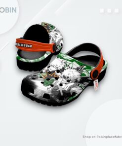 Dynamight Crocs Shoes Manga Style Personalized, One Piece Anime Merchandise