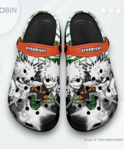 Dynamight Crocs Shoes Manga Style Personalized, One Piece Anime Merchandise