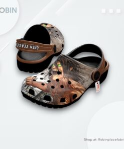 Eren Yeager Titan Crocs Shoes, Anime Gifts, Eren Yeager Gear