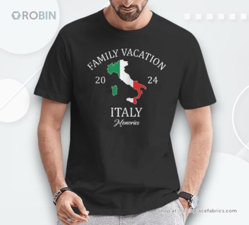 Family Vacation Italy 2024 Family Travel Squad Unisex Shirt
