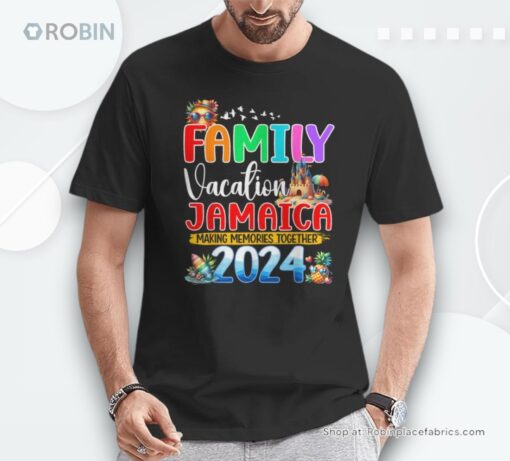 Family Vacation Jamaica 2024 Holiday Summer Matching Group Unisex Shirt