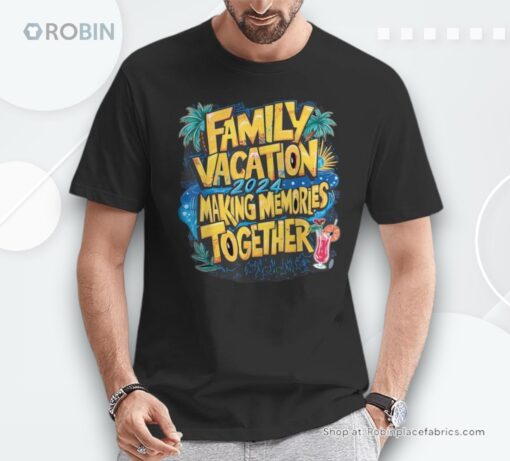 Family Vacation Making Memoriess Together 2024 Unisex Shirt