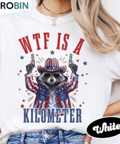 Fantastic Wtf Is A Kilometer Shirt, Usa Flag Veteran Long Sleeve Sweater