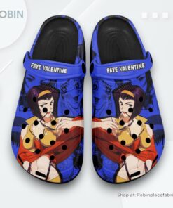 Faye Valentine Crocs Shoes, Anime Gifts