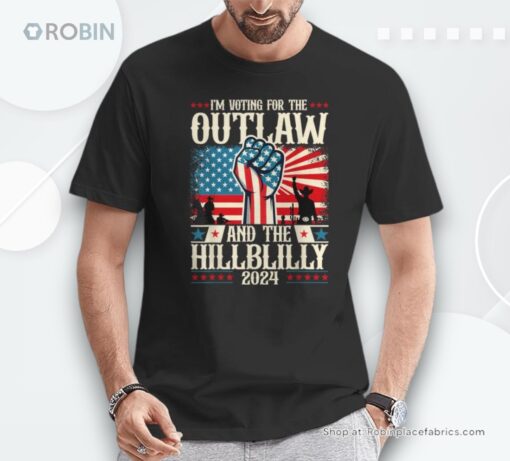 Felon And Hillbilly 24 Pro Trump 2024 Flag Political Unisex Shirt