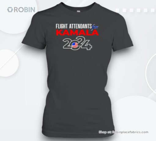 Flight Attendants For Kamala Harris 2024 For President Unisex Shirt