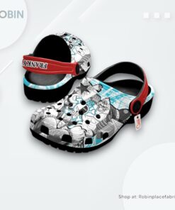 Franky Crocs Shoes Manga Style Personalized, Franky Team Gifts