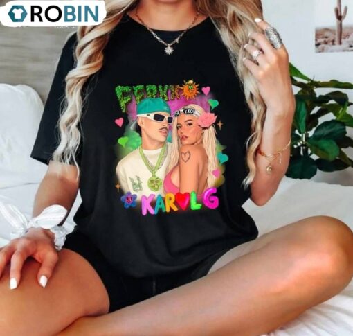 Funny Ferxxo And Karol Unisex Hoodie, Ferxxo Tour Shirt Long Sleeve