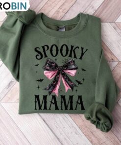 Funny Halloween Moms Sweatshirt , Spooky Mama Shirt Unisex Hoodie
