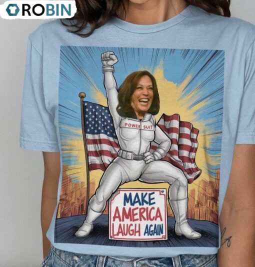 Funny Make America Laugh Again Shirt, Hot Long Sleeve Crewneck
