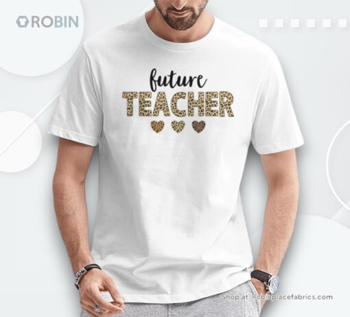 Future Teacher Leopard Squad Matching Group Unisex Shirt