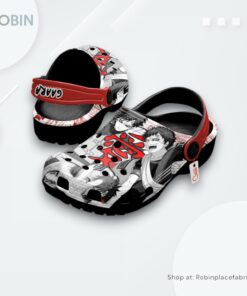 Gaara Crocs Shoes Manga Style Personalized, Gaara Shoes
