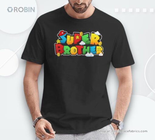 Gamer Super Brother Family Matching Game Super Brother Unisex Shirt