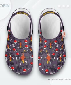 Garchomp Crocs Shoes Pattern Style