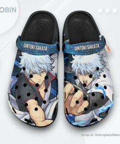 Gintoki Sakata Crocs Shoes, Anime Gifts